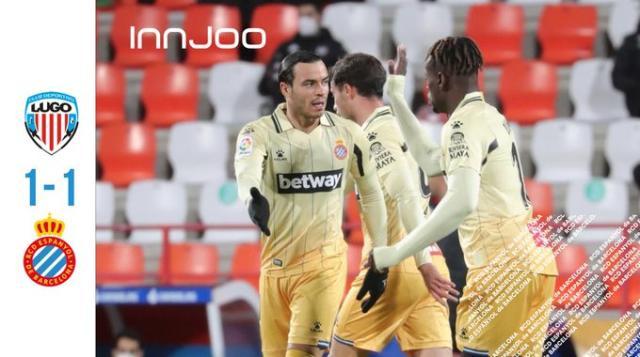 【西乙】西班牙人1比1连续3轮不胜 武磊替补未出场